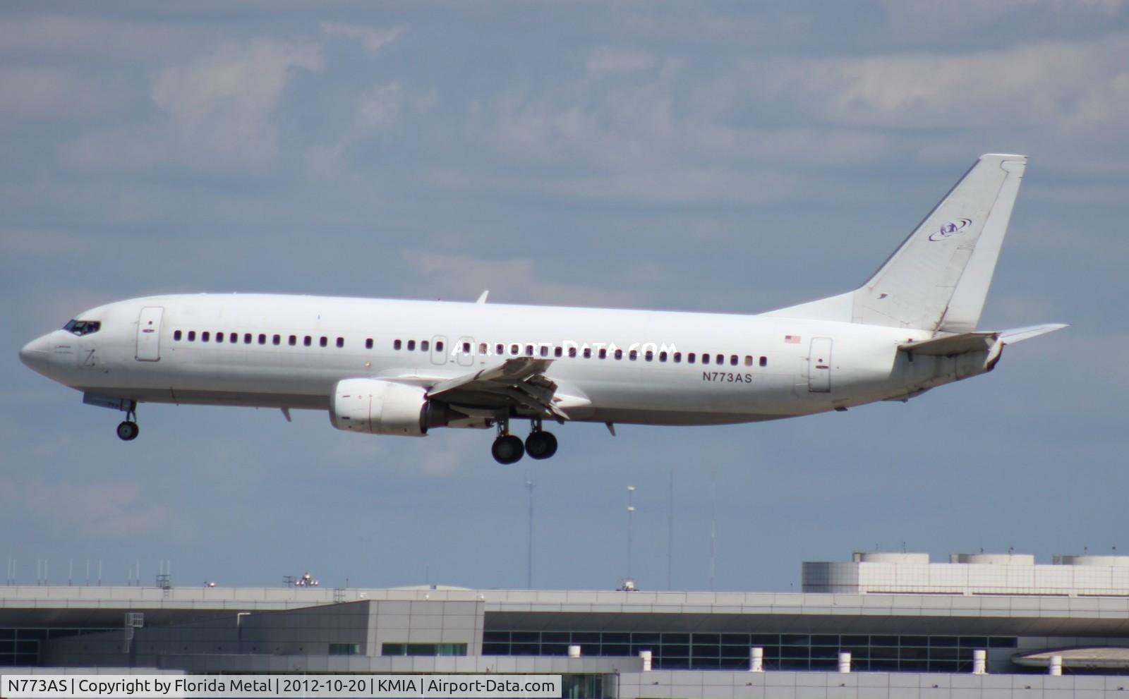 N773AS, 1993 Boeing 737-4Q8 C/N 25106, MIA spotting