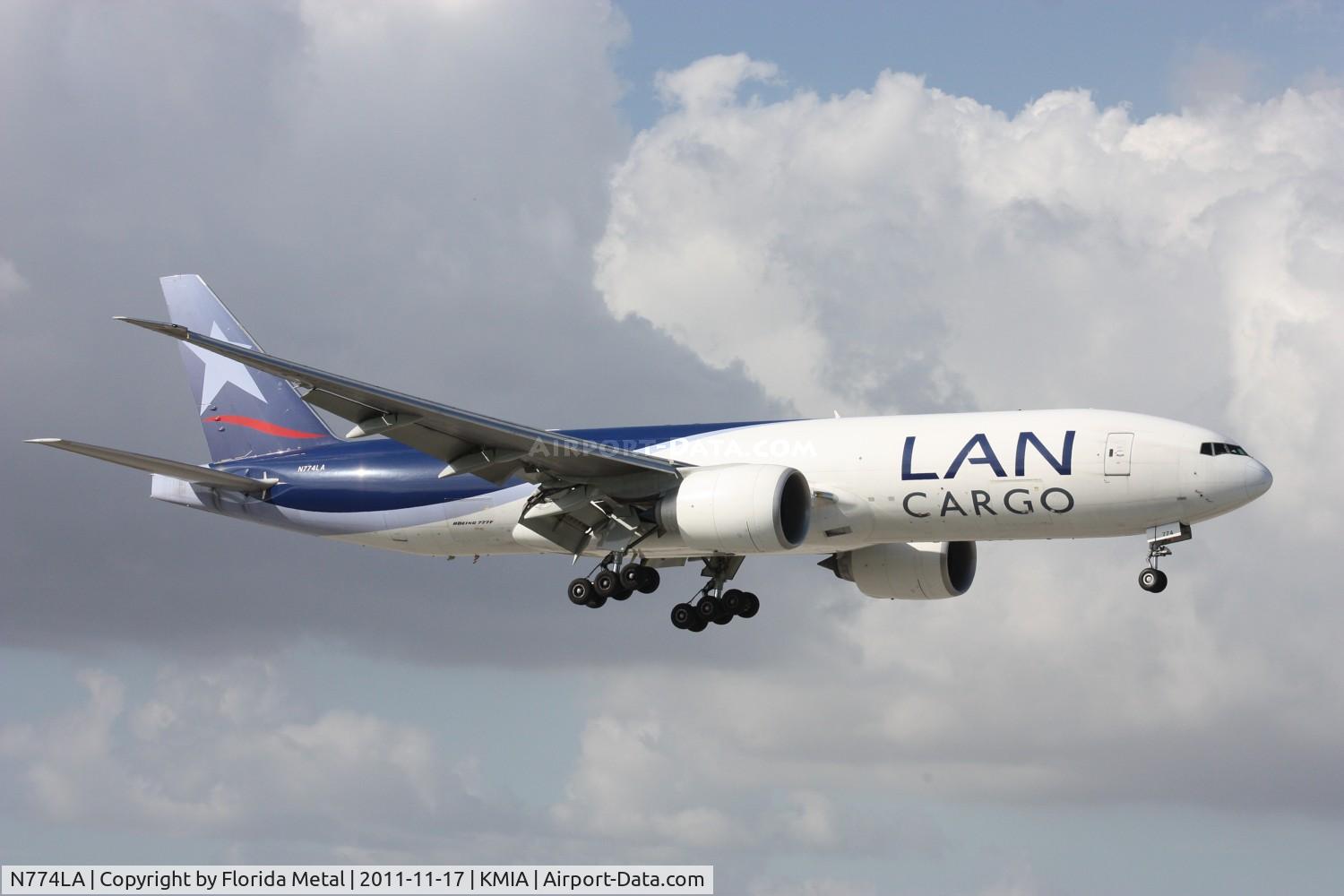 N774LA, 2009 Boeing 777-F6N C/N 37710, MIA spotting