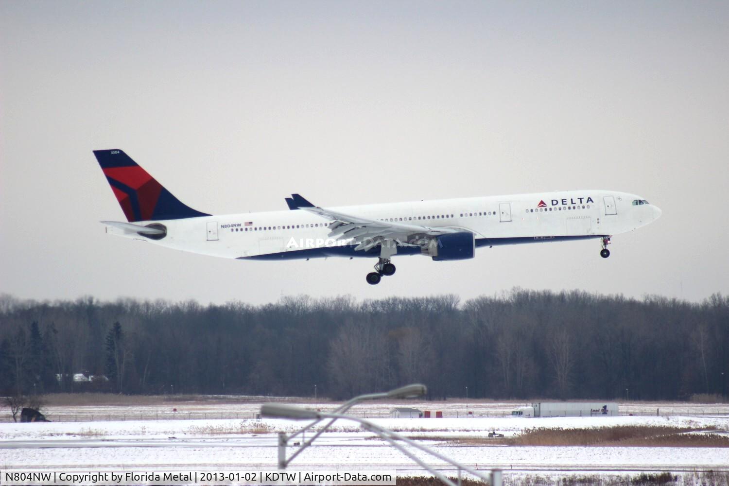 N804NW, 2003 Airbus A330-323 C/N 0549, DTW spotting