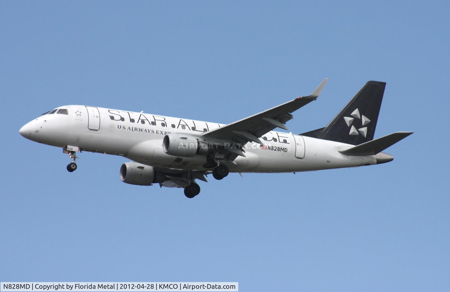 N828MD, 2005 Embraer 170SU (ERJ-170-100SU) C/N 17000048, MCO spotting