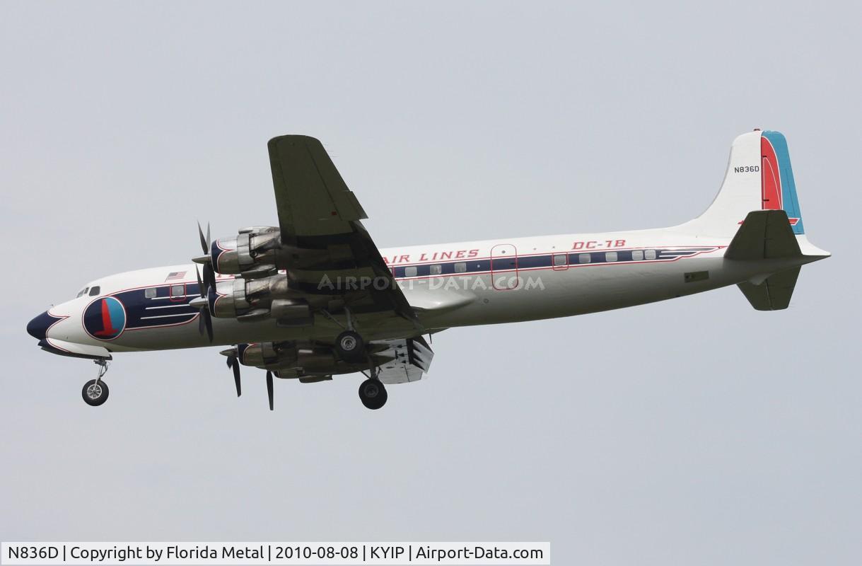 N836D, 1957 Douglas DC-7B C/N 45345, Thunder Over Michigan 2010