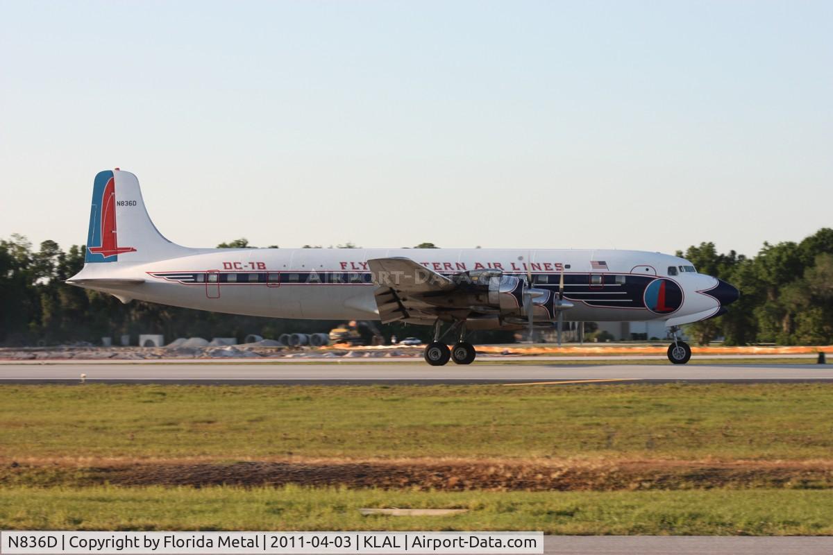 N836D, 1957 Douglas DC-7B C/N 45345, Sun N Fun 2011