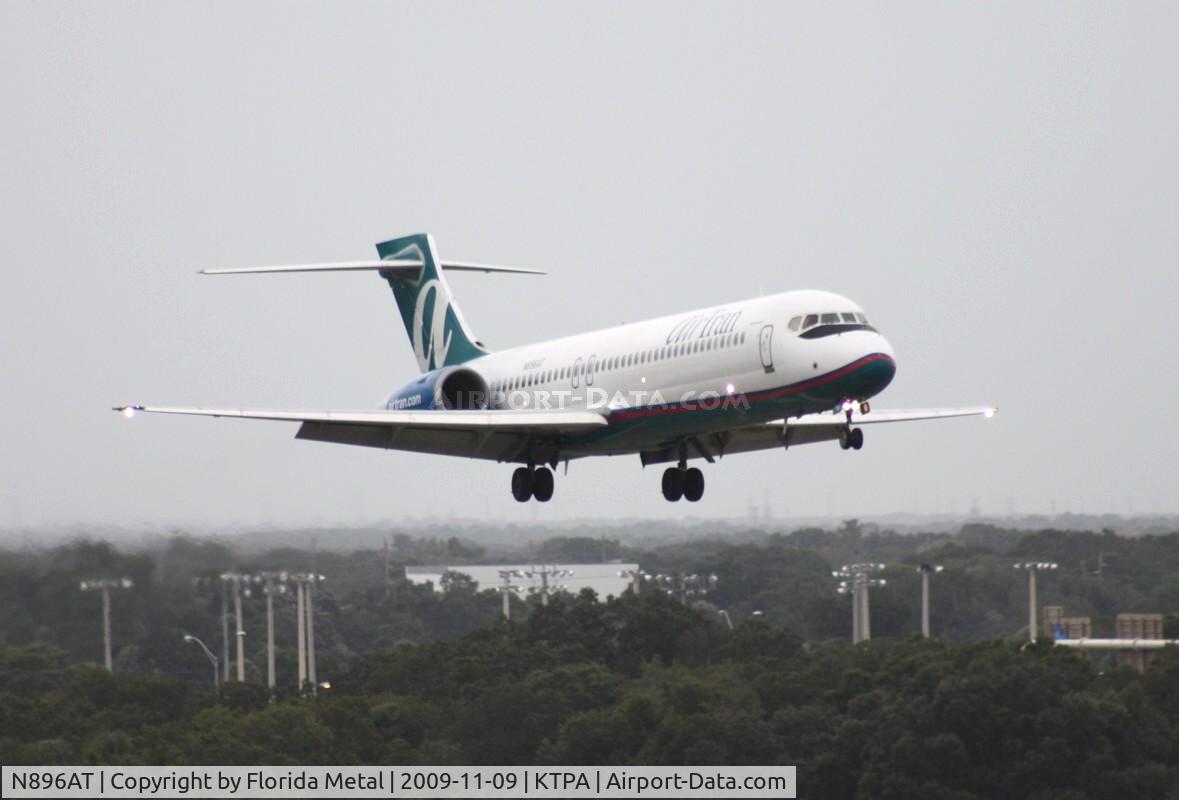 N896AT, 2005 Boeing 717-200 C/N 55048, TPA spotting