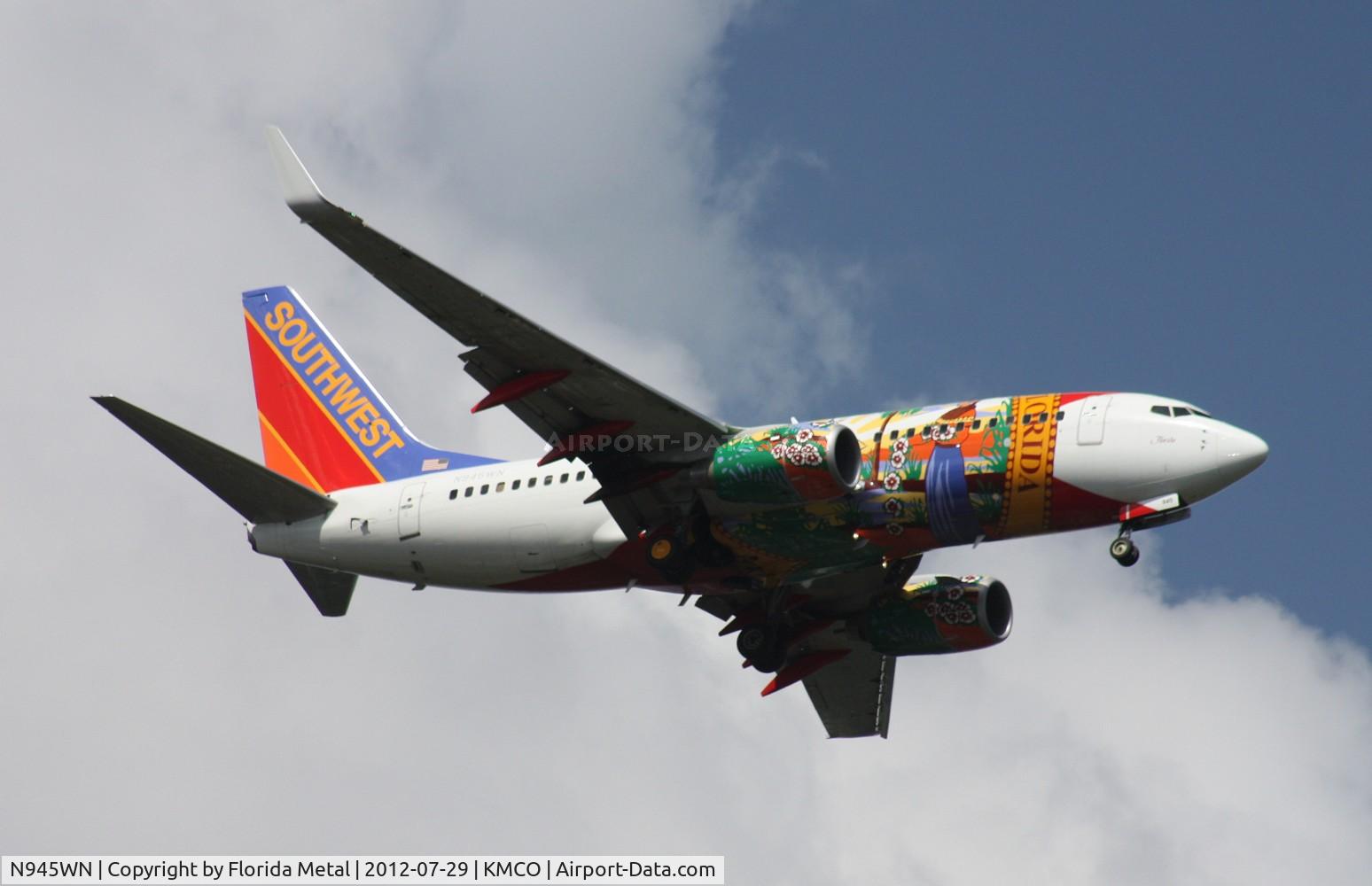 N945WN, 2010 Boeing 737-7H4 C/N 36660, MCO spotting