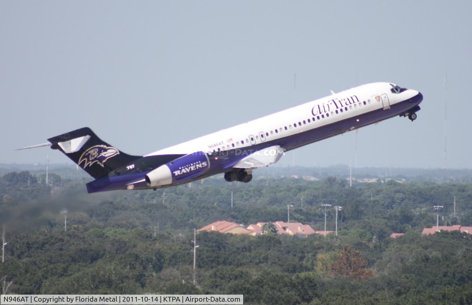 N946AT, 1999 Boeing 717-200 C/N 55009, TPA spotting