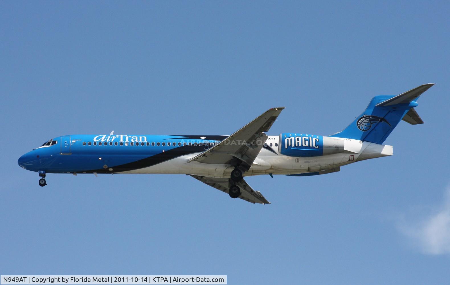 N949AT, 1999 Boeing 717-200 C/N 55003, TPA spotting