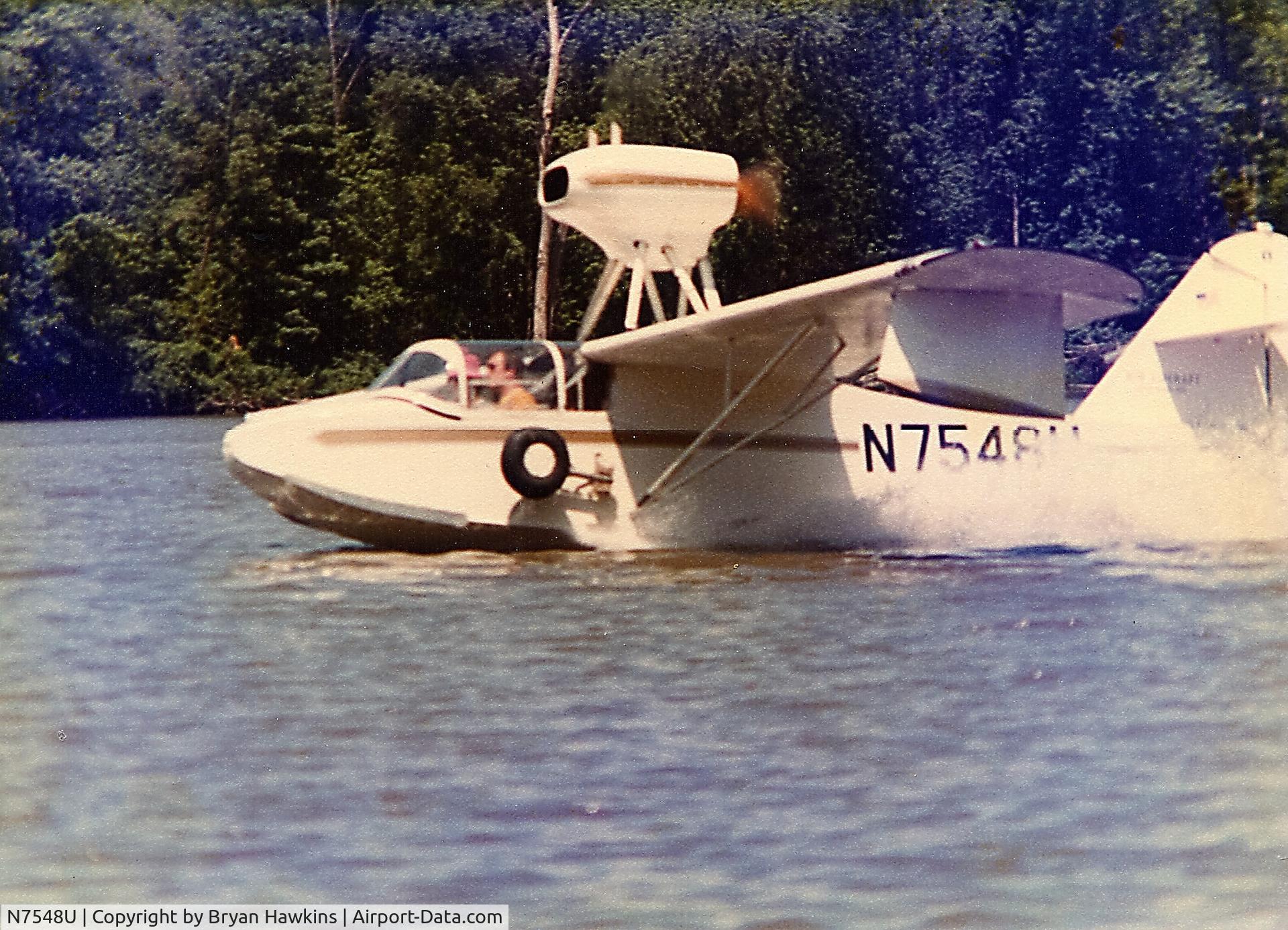 N7548U, 1966 Volmer VJ-22 Sportsman C/N WJB-1, On the Mississippi