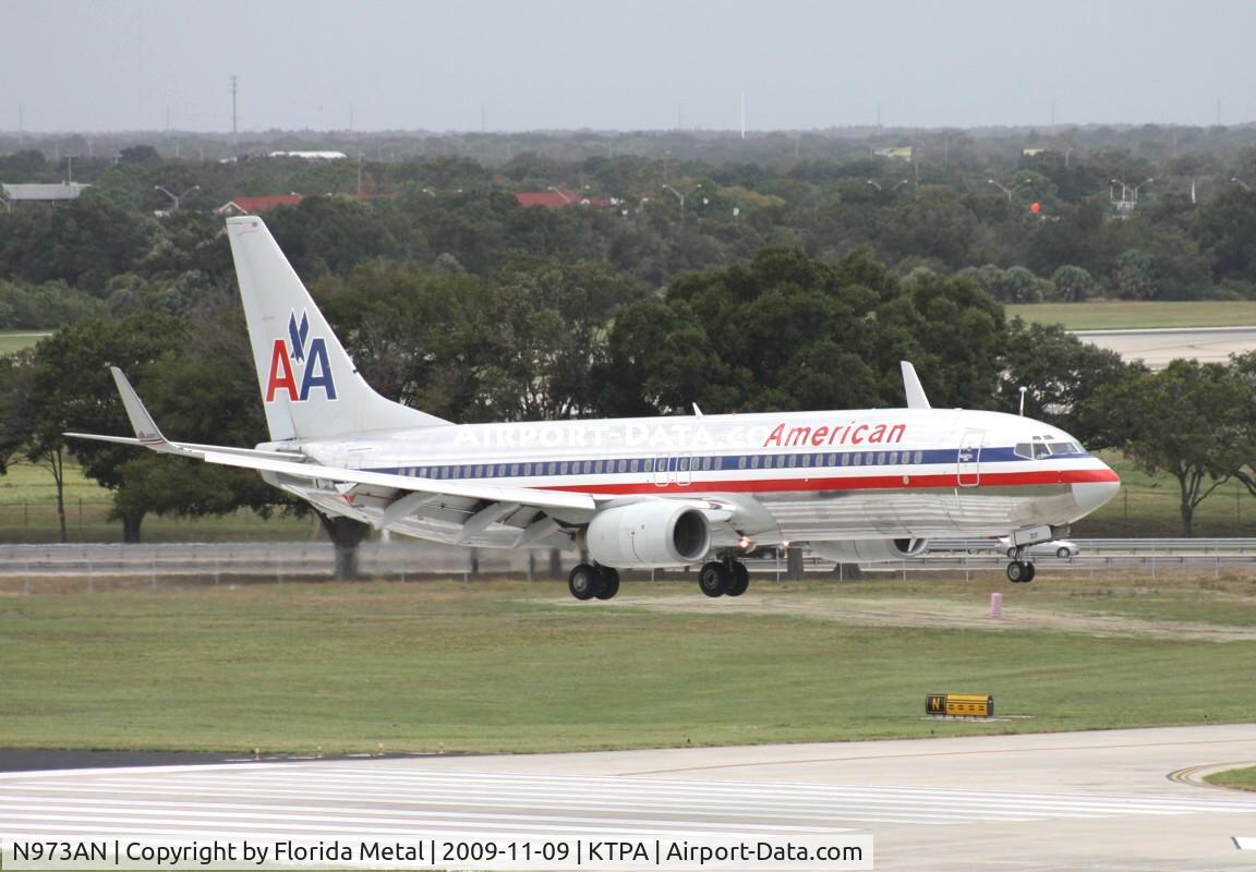 N973AN, 2001 Boeing 737-823 C/N 29548, TPA spotting