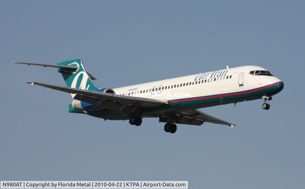 N980AT, 2002 Boeing 717-200 C/N 55039, TPA spotting