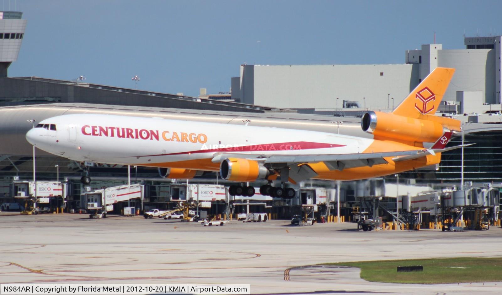 N984AR, 1992 McDonnell Douglas MD-11F C/N 48429, MIA spotting