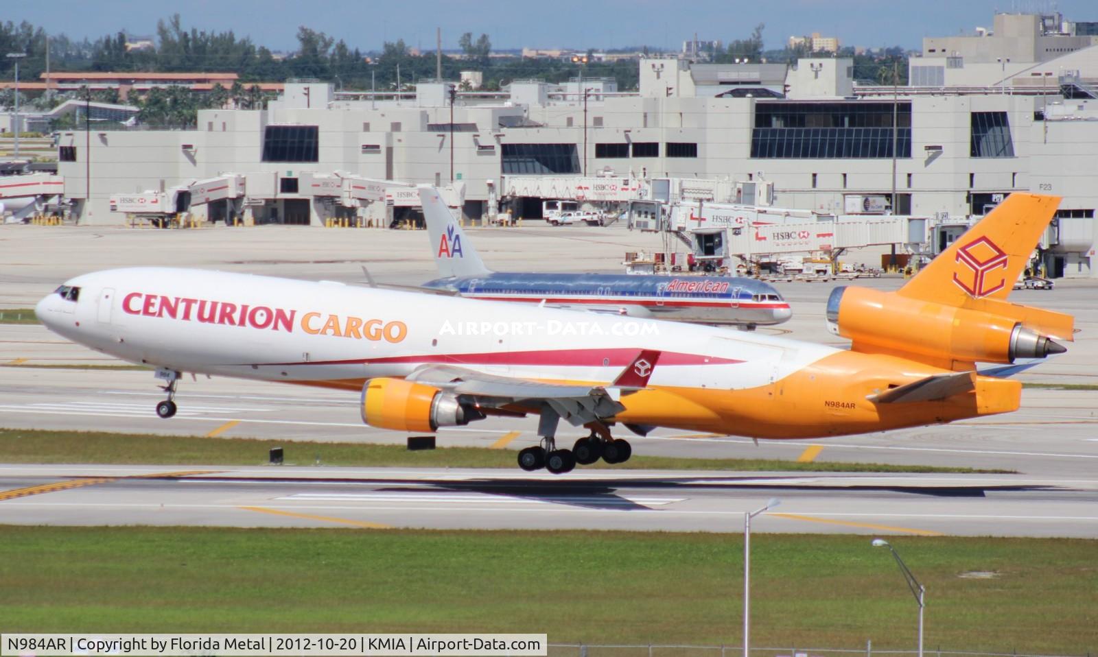 N984AR, 1992 McDonnell Douglas MD-11F C/N 48429, MIA spotting