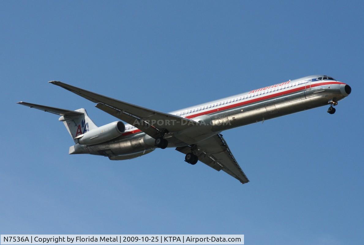 N7536A, 1990 McDonnell Douglas MD-82 (DC-9-82) C/N 49990, TPA spotting