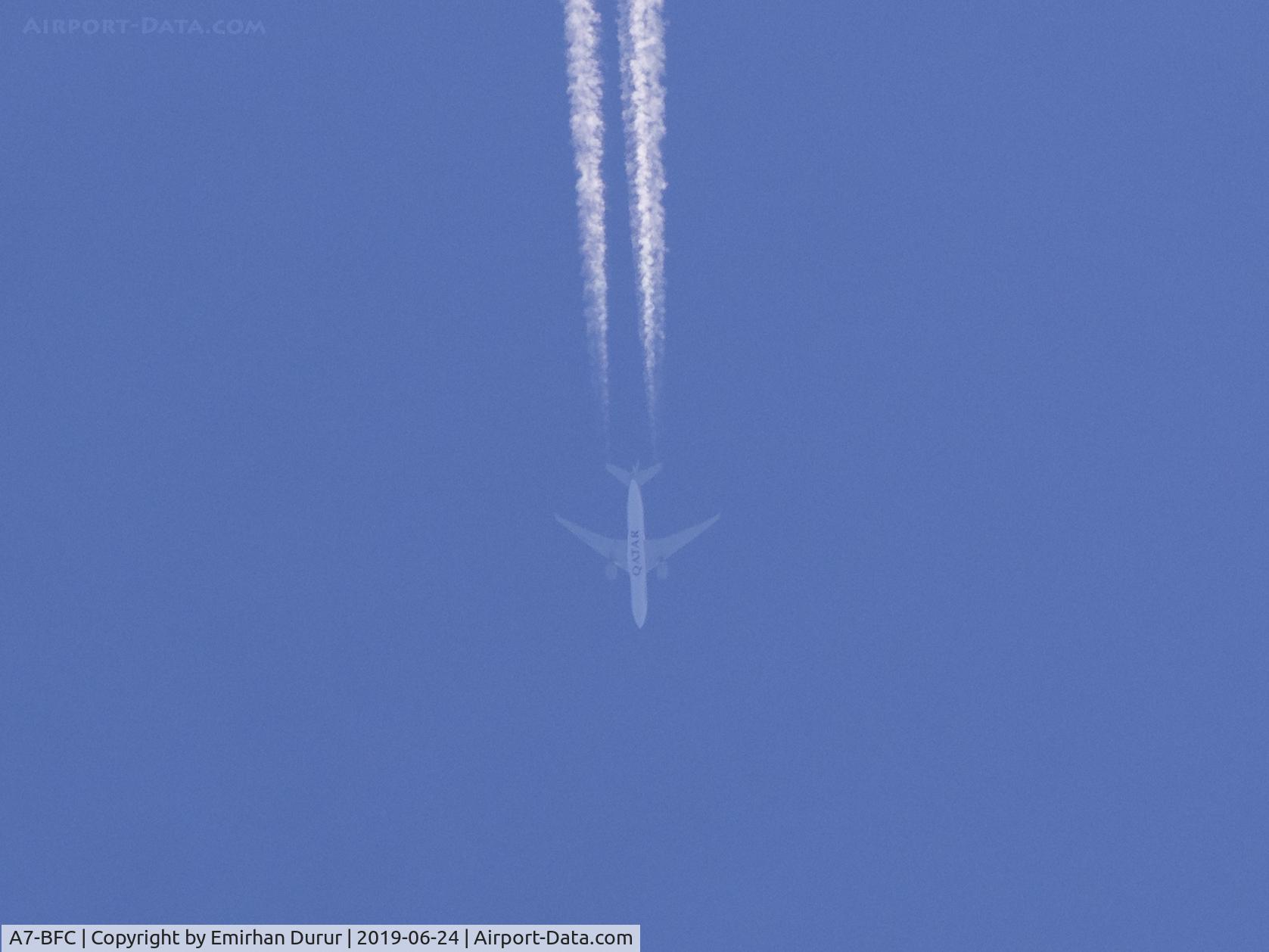 A7-BFC, 2011 Boeing 777-FDZ C/N 36099, Enroute MXP-DXB QR8112