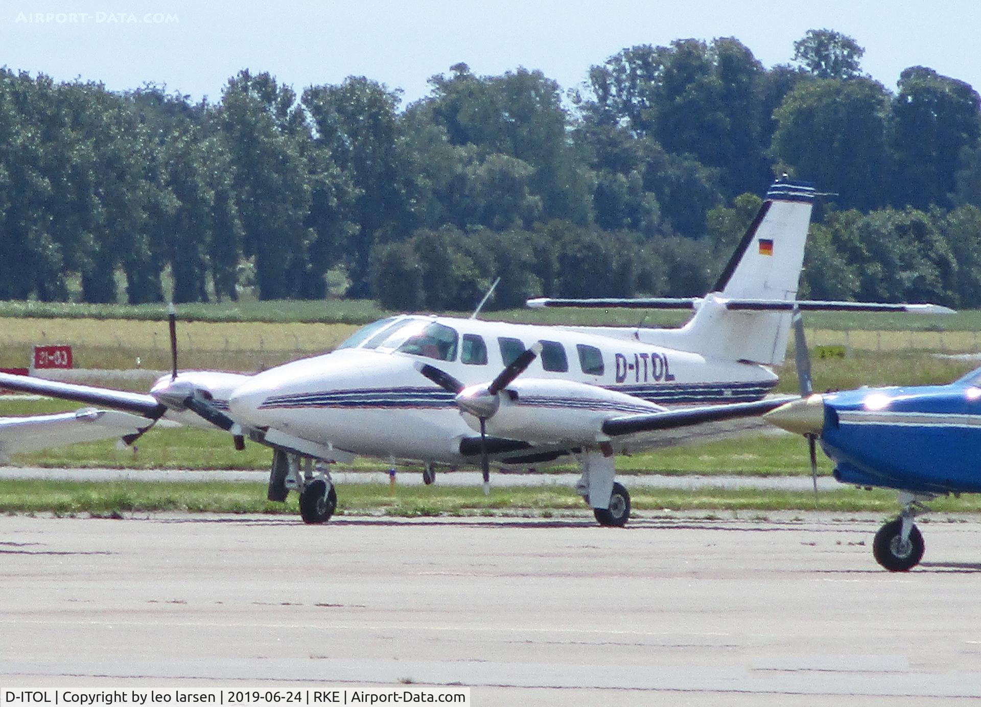 D-ITOL, Cessna T303 Crusader C/N T30300048, Roskilde 24.6.2019