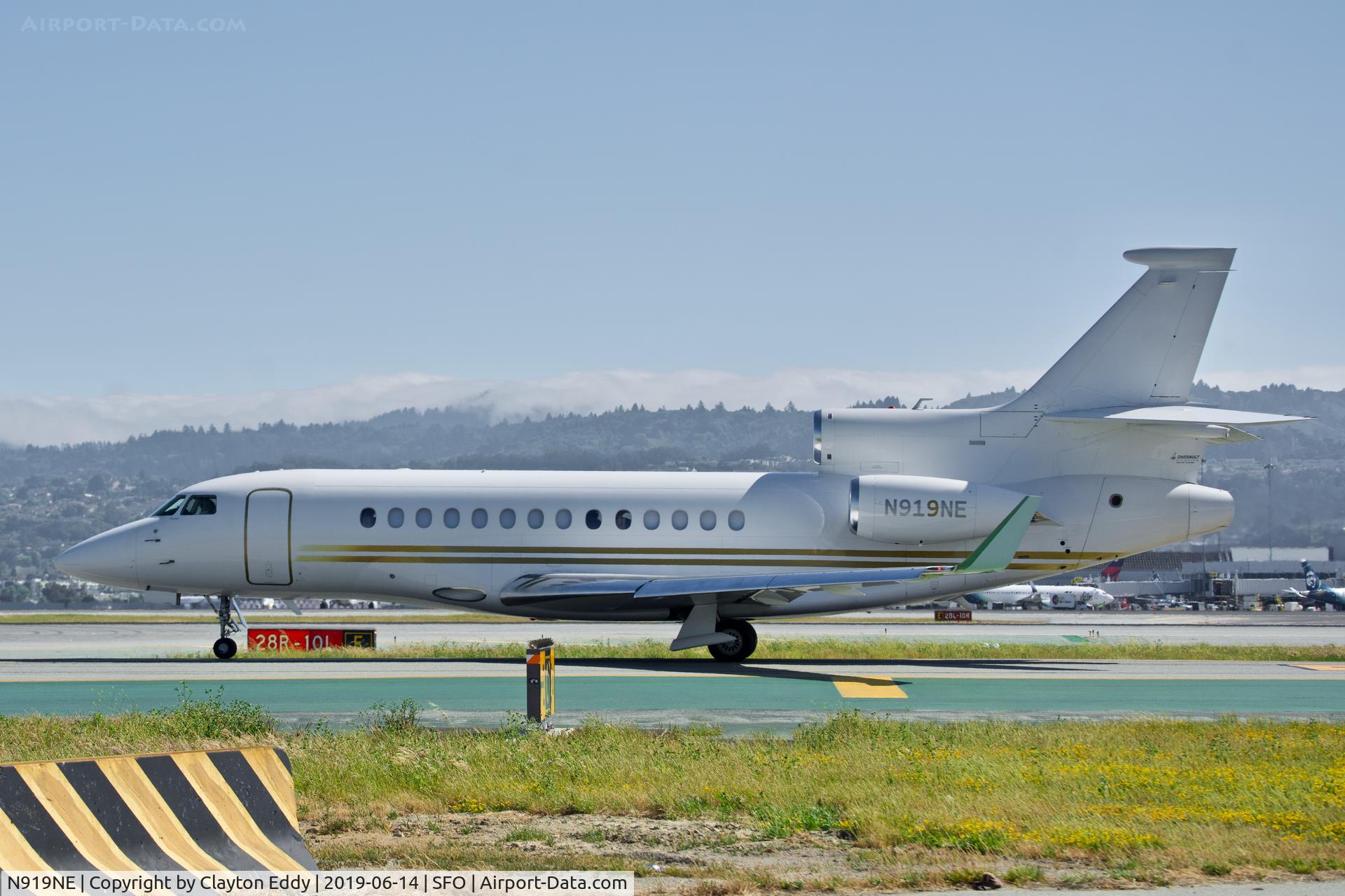 N919NE, 2010 Dassault Falcon 7X C/N 087, SFO 2019.