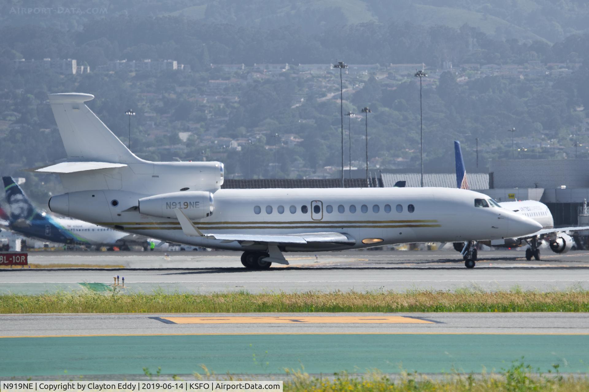 N919NE, 2010 Dassault Falcon 7X C/N 087, SFO 2019.