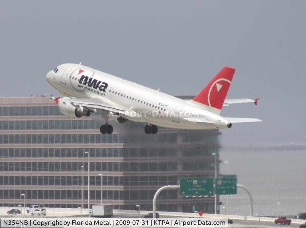 N354NB, 2002 Airbus A319-114 C/N 1833, TPA spotting