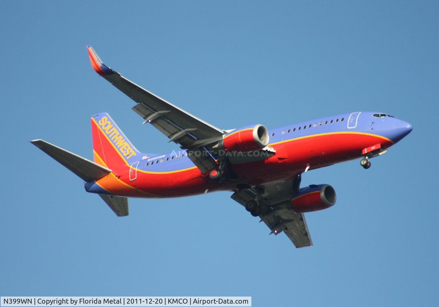 N399WN, 1995 Boeing 737-3H4 C/N 27693, MCO spotting