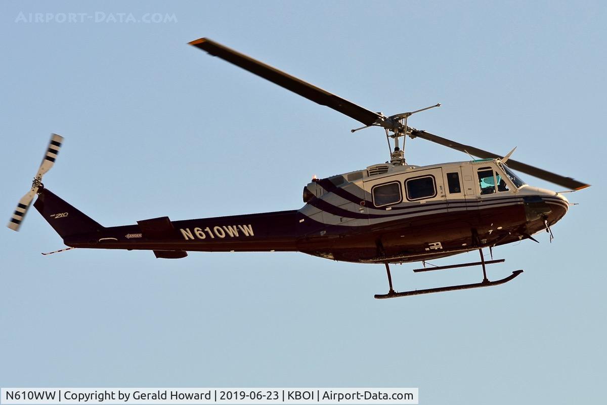 N610WW, 2008 Bell 210 C/N 21004, Landing BOI