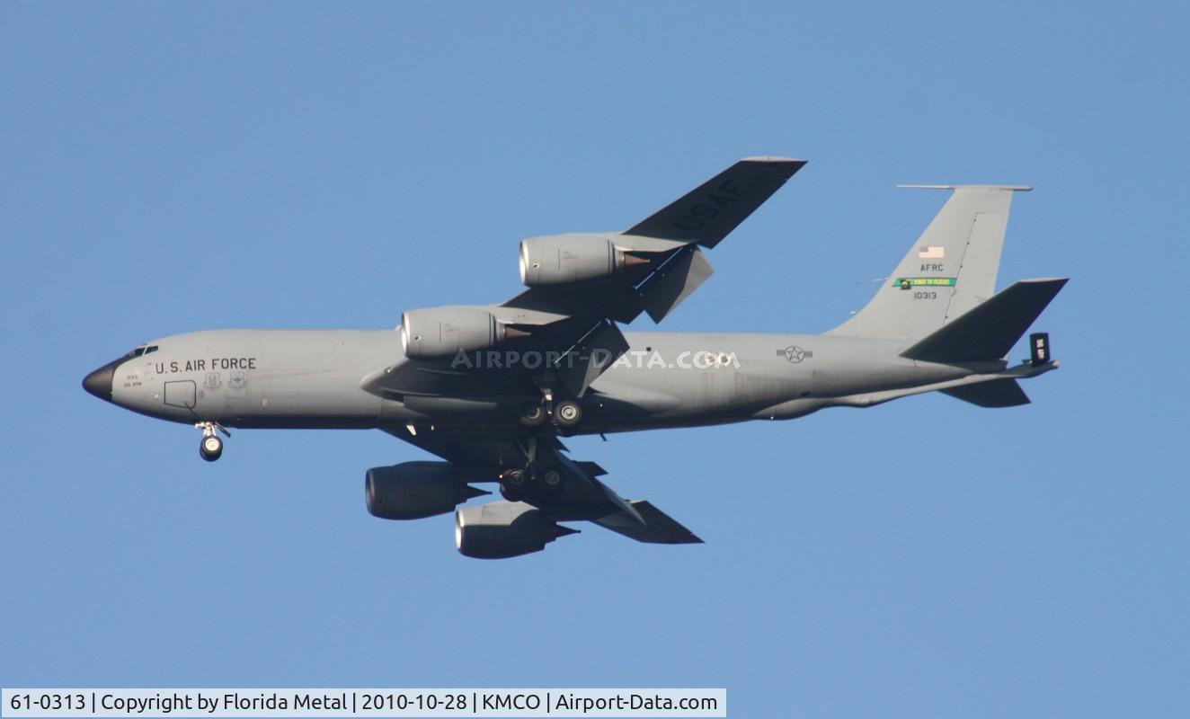 61-0313, 1961 Boeing KC-135R Stratotanker C/N 18220, MCO spotting