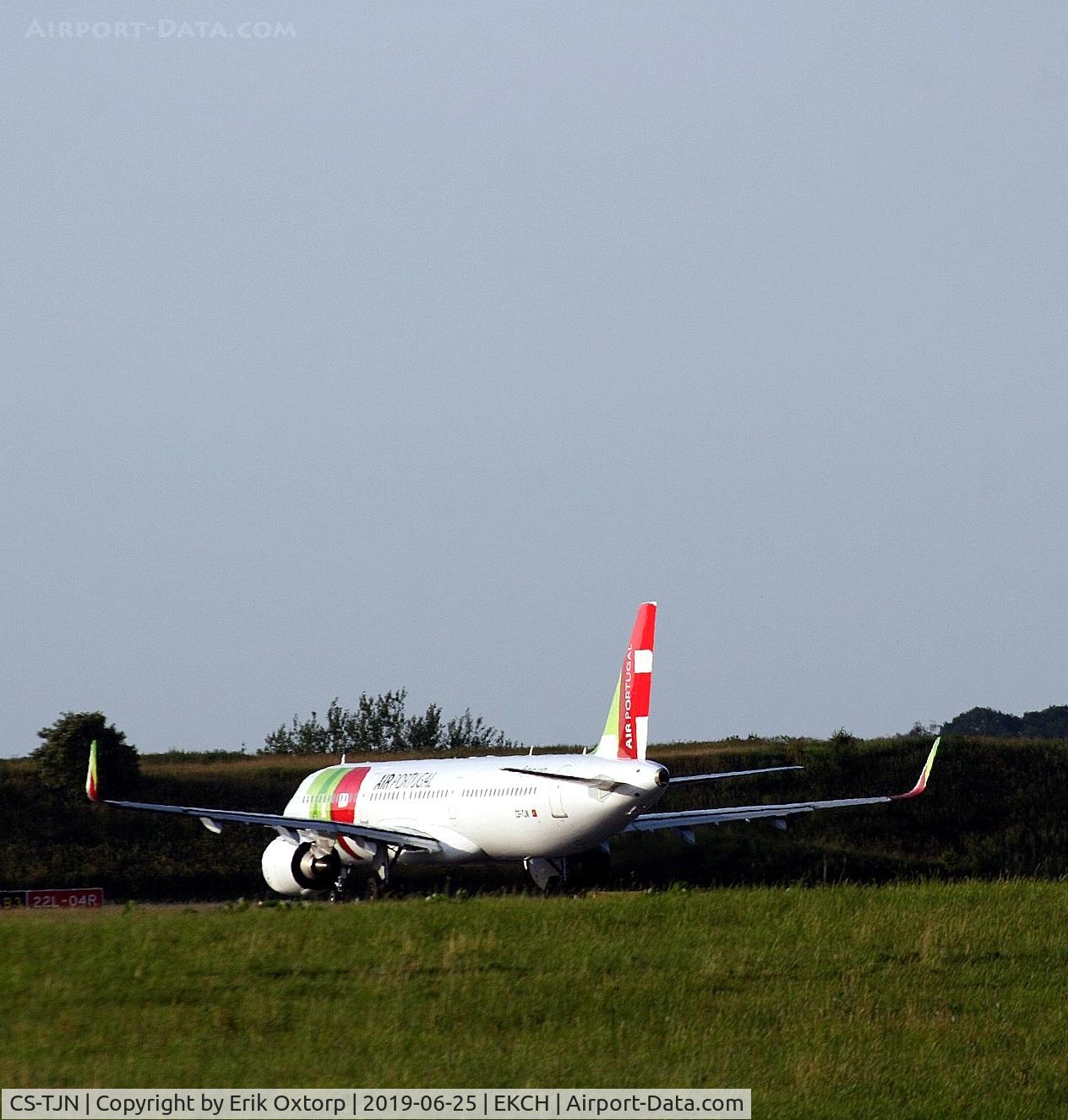 CS-TJN, 2018 Airbus A321-251N C/N 8318, CS-TJN aboutto take off on a very early morning flight to LIS. rw 04R(ex. OY-PAF)