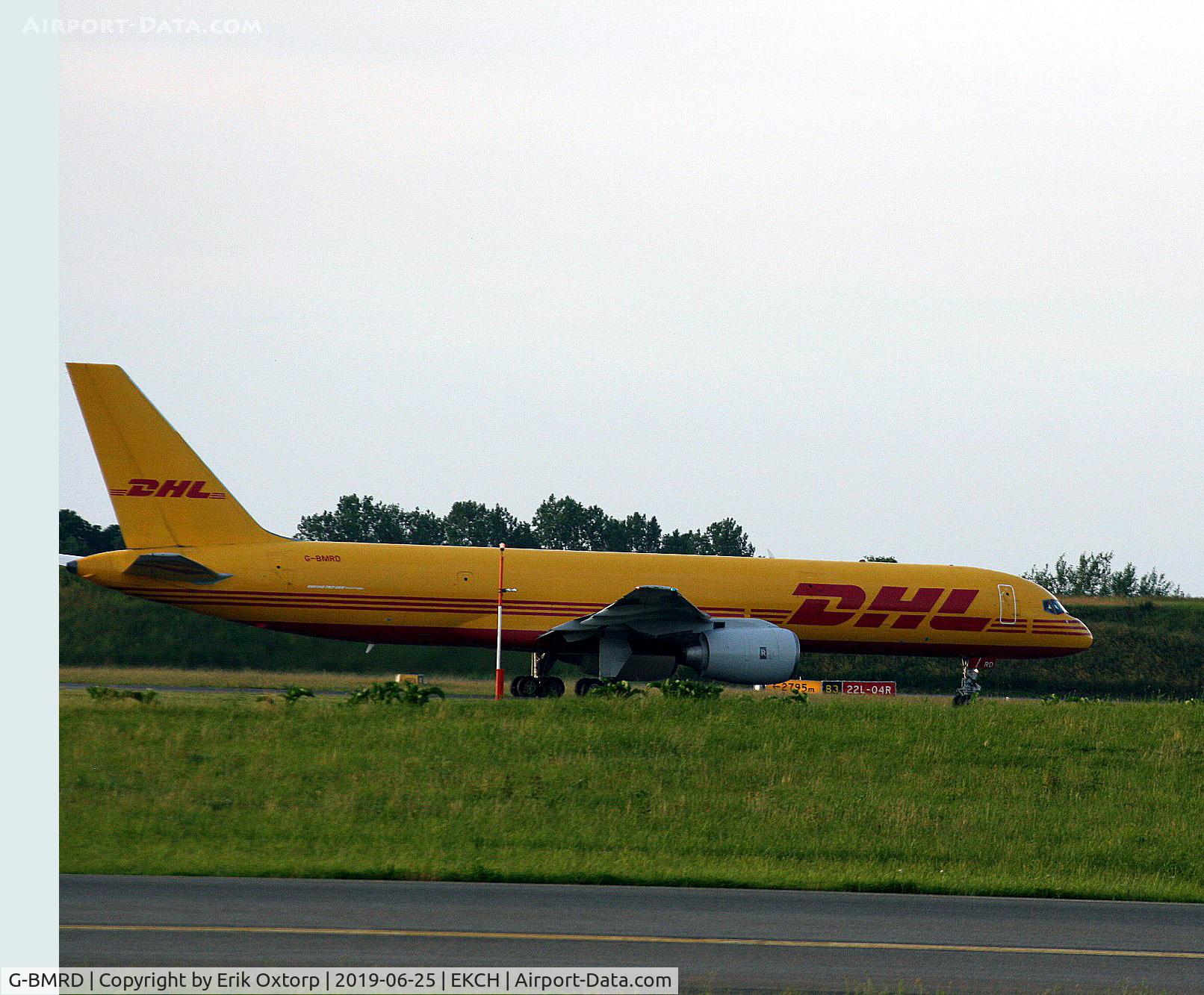 G-BMRD, 1988 Boeing 757-236/SF C/N 24073, G-BMRD about to take off rw 04R