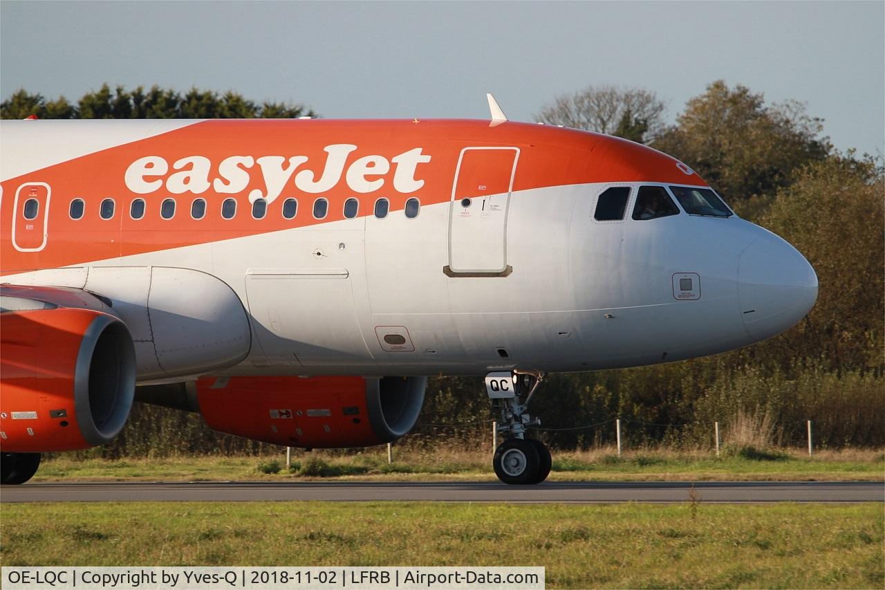 OE-LQC, 2009 Airbus A319-111 C/N 3788, Airbus A319-111, Taxiing rwy 25L, Brest-Bretagne Airport (LFRB-BES)