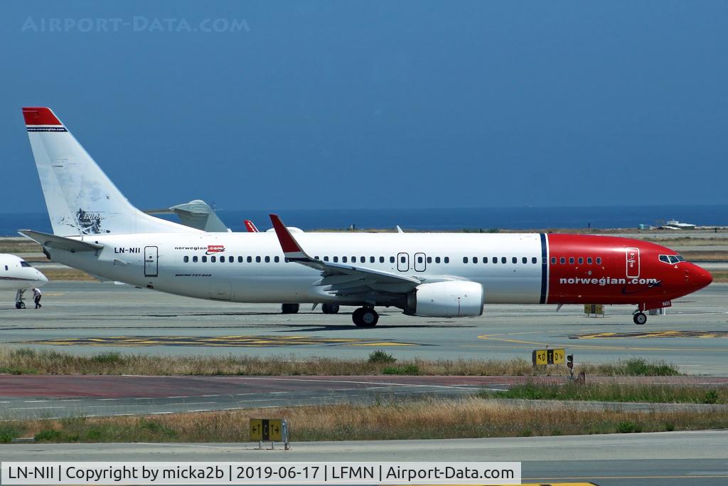 LN-NII, 2014 Boeing 737-8JP C/N 43877, Taxiing