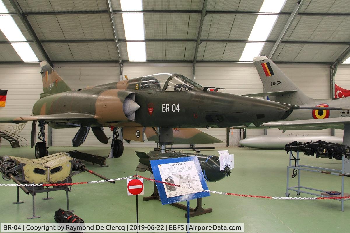 BR-04, Dassault Mirage 5BR C/N 304, At museum R. Lallemant , Florennes Air Base.