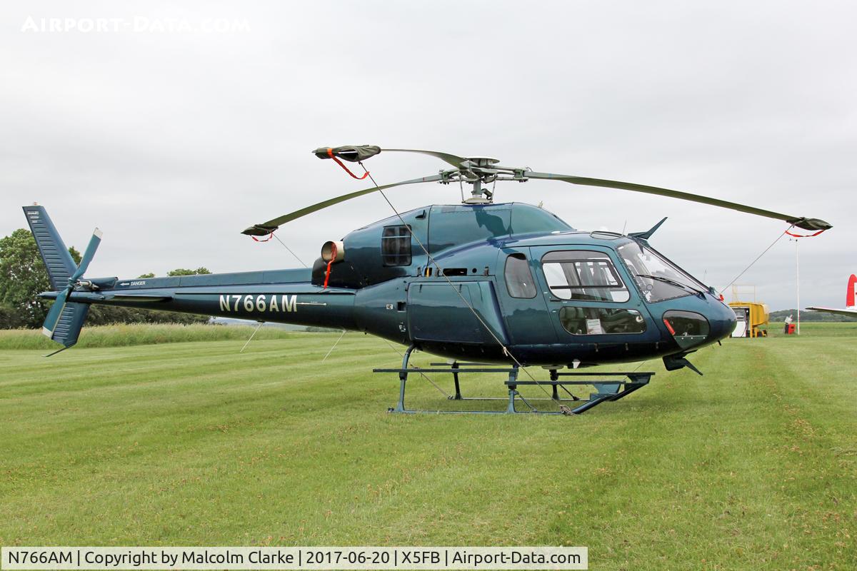 N766AM, 1996 Eurocopter AS-355N Twinstar C/N 5601, Eurocopter AS-355N Twinstar at Fishburn Airfield, UK.