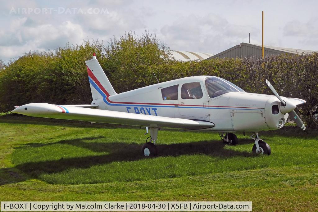 F-BOXT, Piper PA-28-140 Cherokee C/N 28-23133, PA-28-140 Cherokee at Fishburn Airfield, UK.