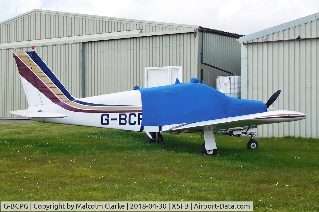 G-BCPG, 1969 Piper PA-28R-200 Cherokee Arrow C/N 28R-35705, Piper PA-28R-200 Cherokee Arrow at Fishburn Airfield, UK.