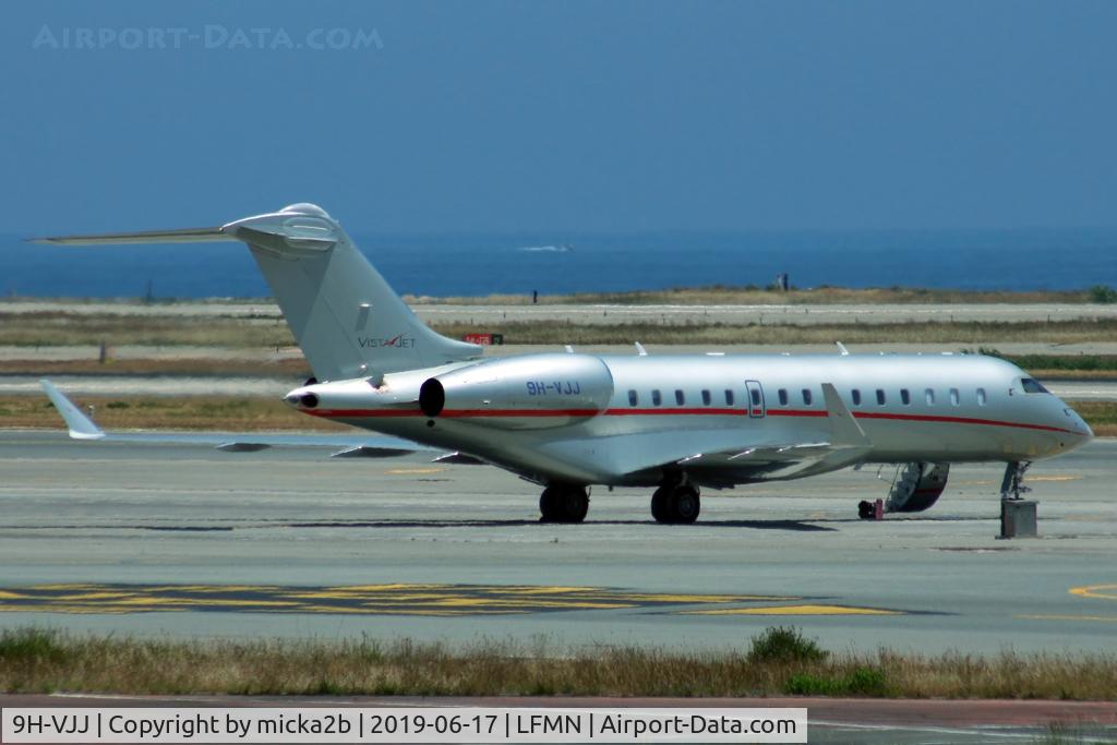 9H-VJJ, 2014 Bombardier BD-700-1A10 Global 6000 C/N 9604, Parked