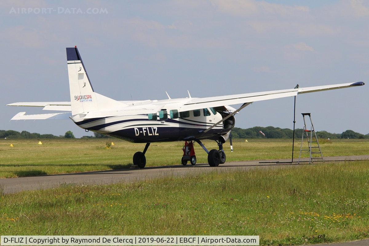 D-FLIZ, 1994 Cessna 208 Caravan I C/N 20800241, At Cerfontaine with new color scheme.