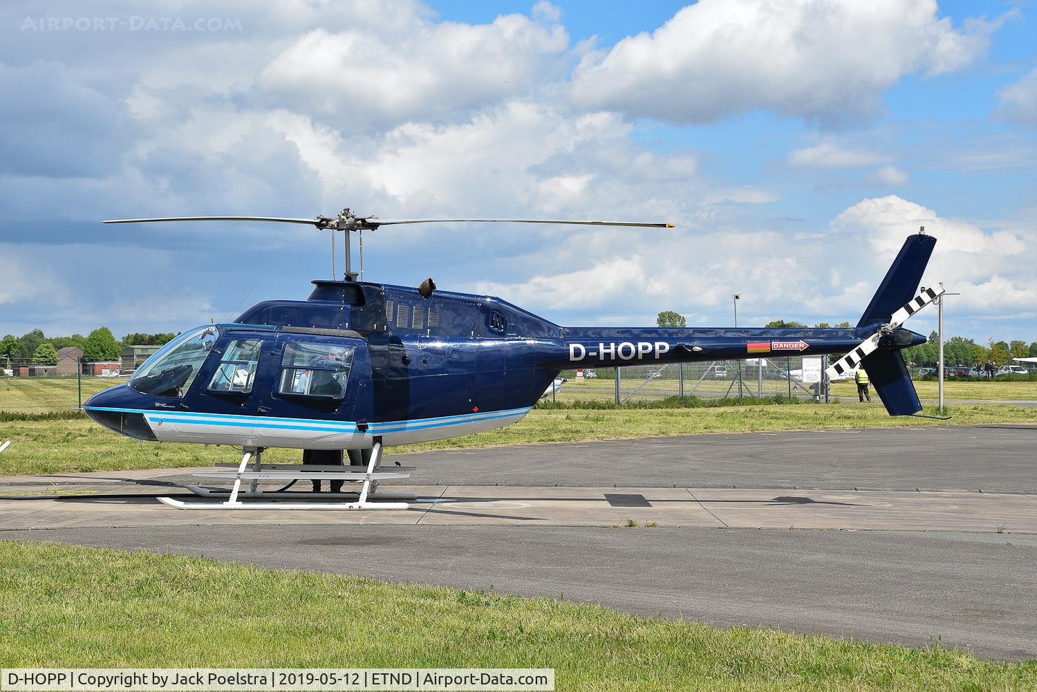 D-HOPP, 1967 Bell 206A JetRanger JetRanger C/N 42, D-HOPP of RotorFlug at  Diepholz airport