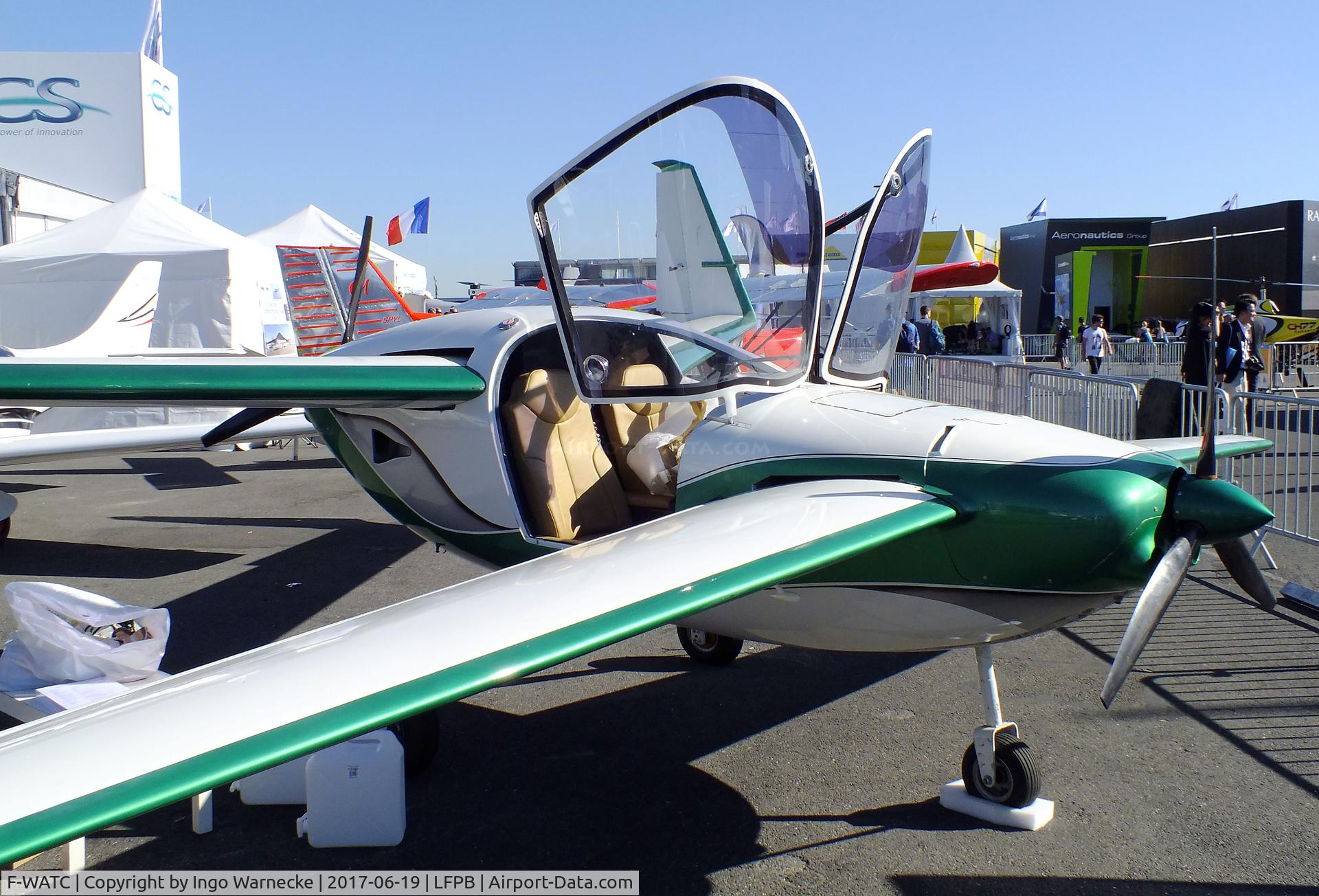 F-WATC, 2009 Eulair Twin 2 C/N unknown_f-watc, Eulair Twin 2 at the Aerosalon 2017, Paris