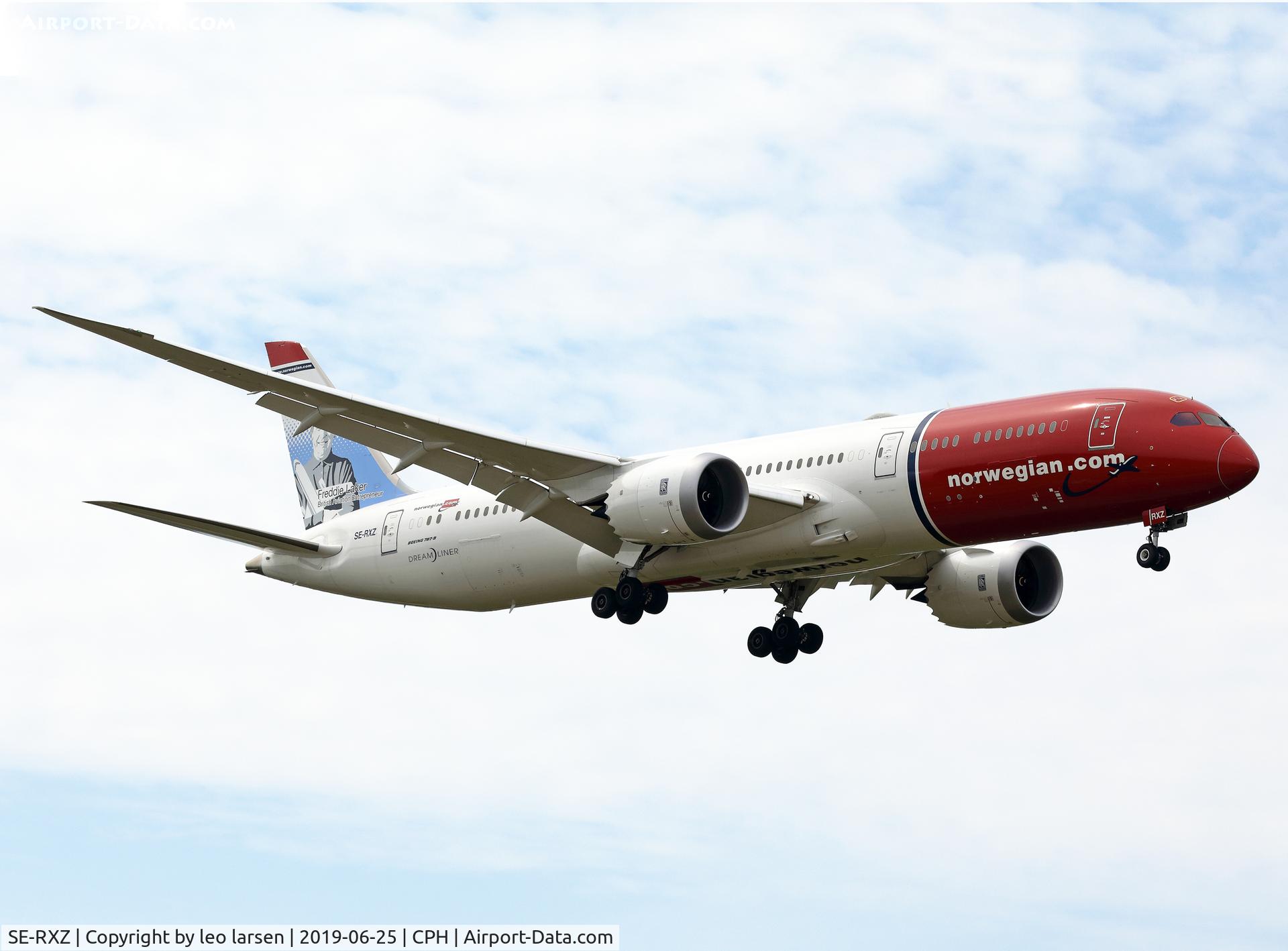 SE-RXZ, 2018 Boeing 787-9 Dreamliner C/N 38895, Copenhagen 25.6.2019.ex G-CKNZ