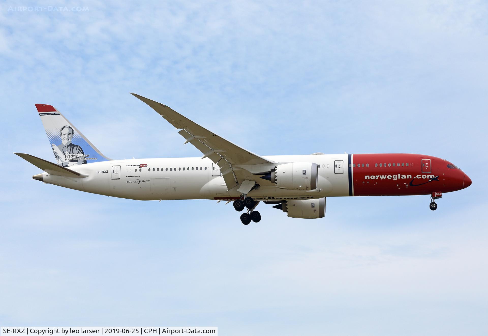 SE-RXZ, 2018 Boeing 787-9 Dreamliner C/N 38895, Copenhagen 25.6.2019.ex G-CKNZ