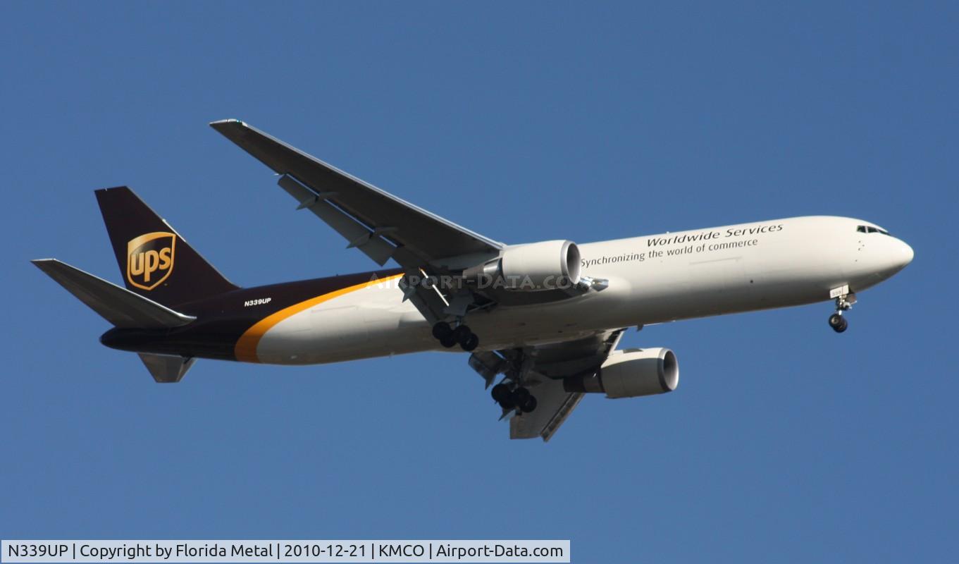 N339UP, 2010 Boeing 767-34A(ER)/F C/N 37859, MCO spotting