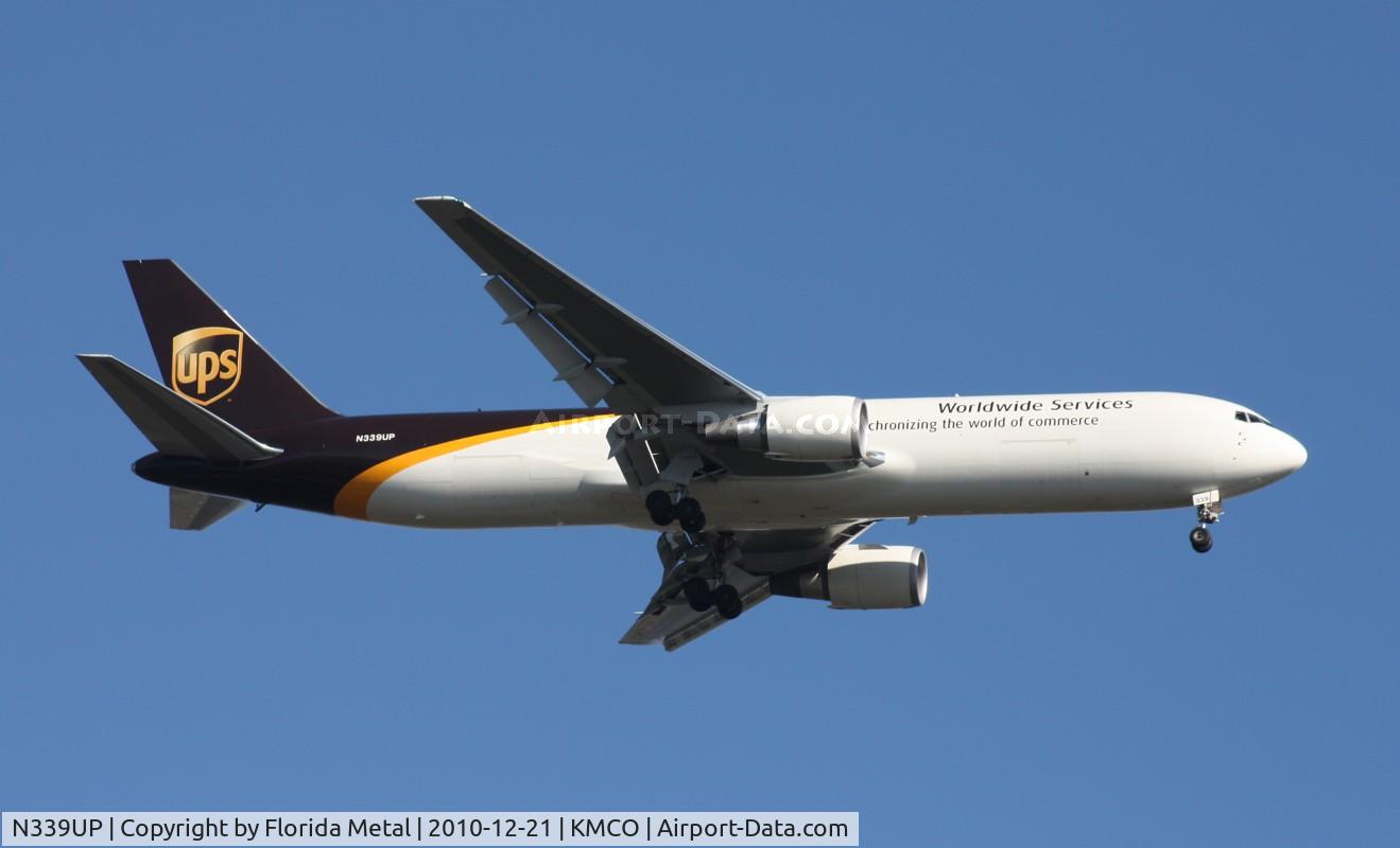 N339UP, 2010 Boeing 767-34A(ER)/F C/N 37859, MCO spotting