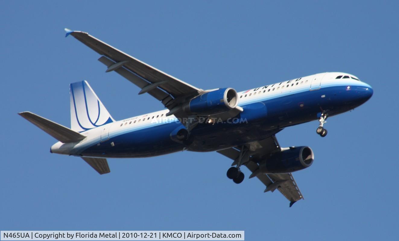 N465UA, 2000 Airbus A320-232 C/N 1341, MCO spotting