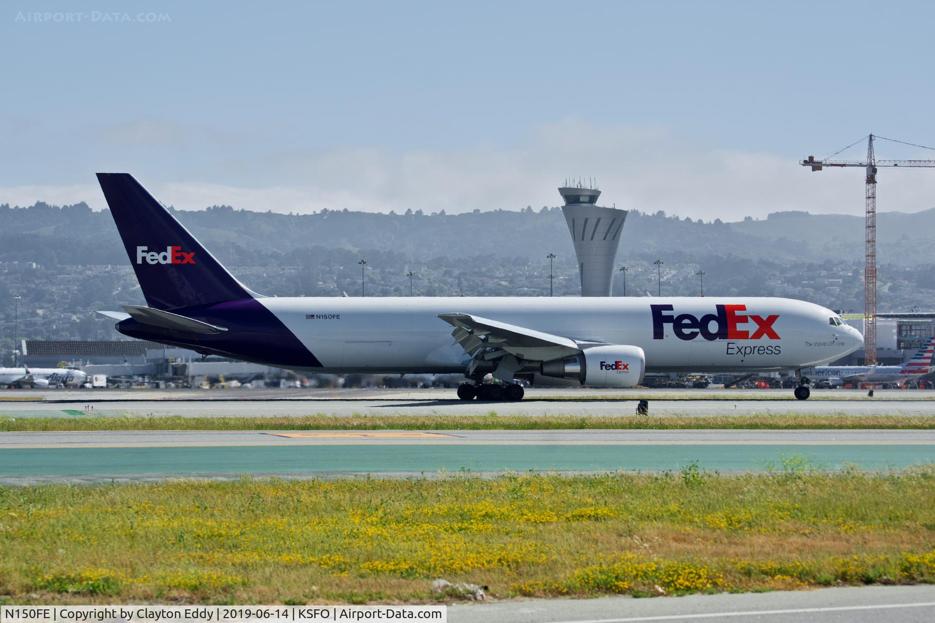 N150FE, 2017 Boeing 767-3S2F/ER C/N 42729, SFO 2019.
