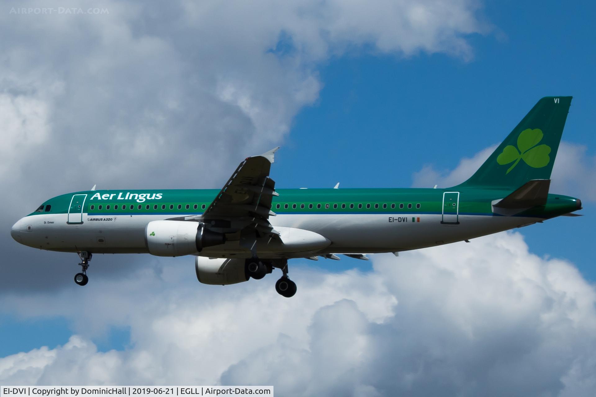 EI-DVI, 2008 Airbus A320-214 C/N 3501, Landing RWY 27L