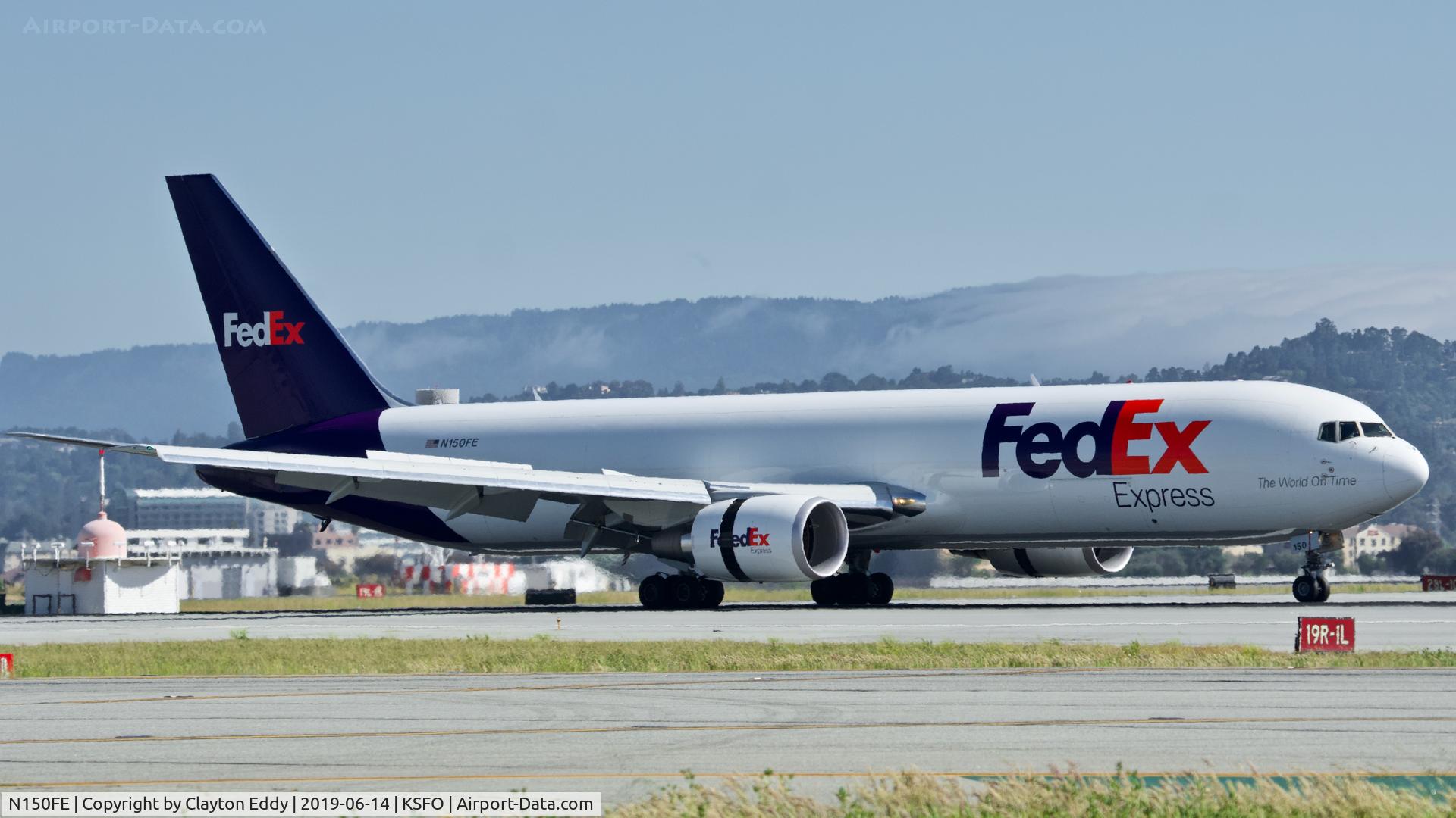 N150FE, 2017 Boeing 767-3S2F/ER C/N 42729, SFO 2019.