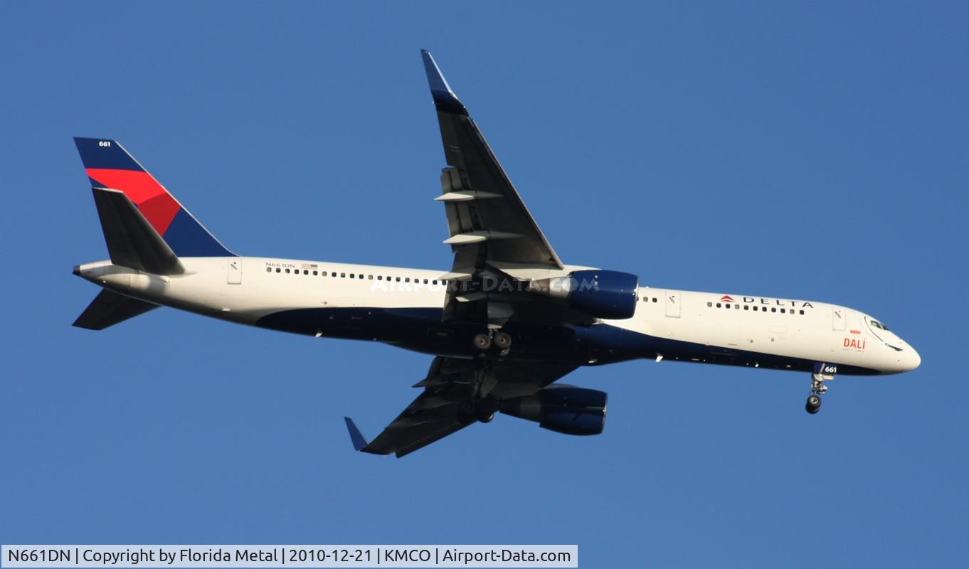 N661DN, 1990 Boeing 757-232 C/N 24972, MCO spotting