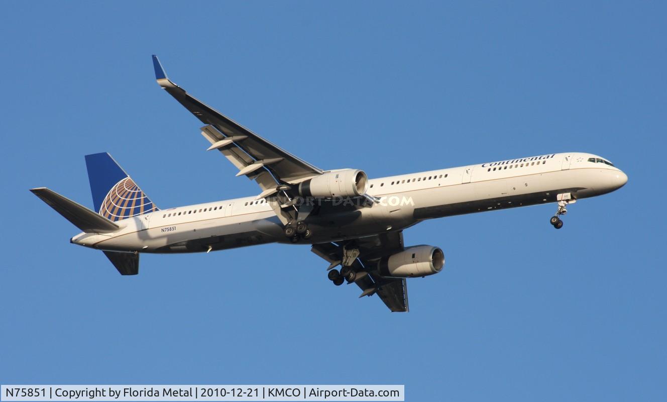 N75851, 2001 Boeing 757-324 C/N 32810, MCO spotting