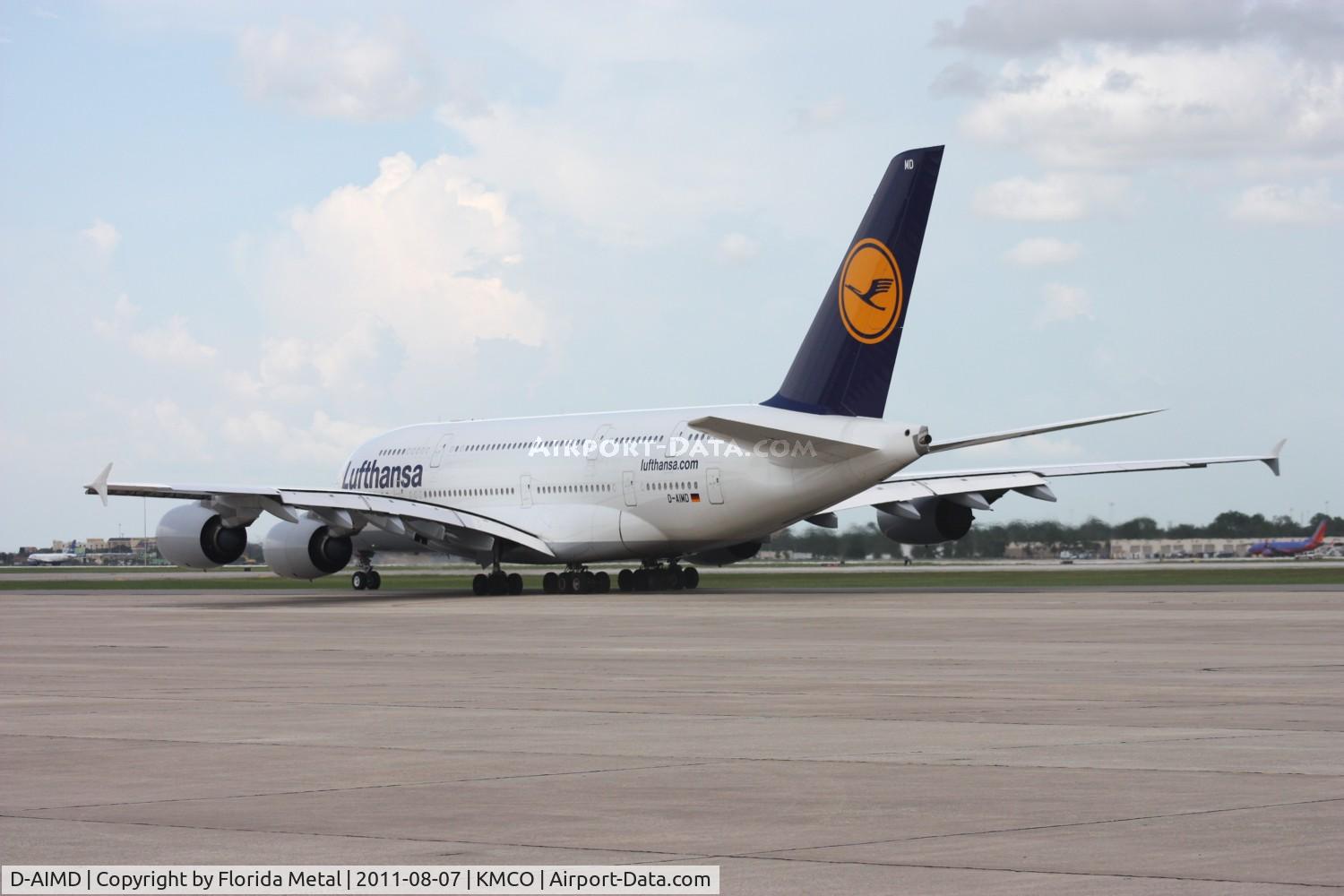 D-AIMD, 2010 Airbus A380-841 C/N 048, MCO spotting