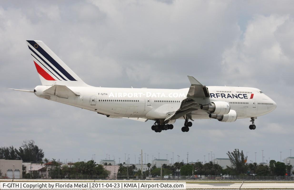 F-GITH, 2003 Boeing 747-428 C/N 32868, MIA spotting
