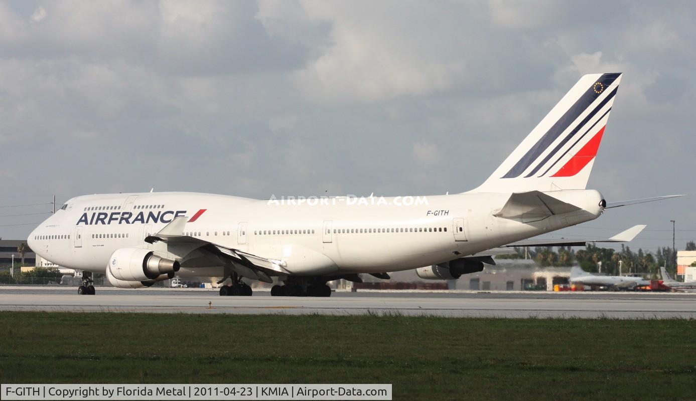 F-GITH, 2003 Boeing 747-428 C/N 32868, MIA spotting