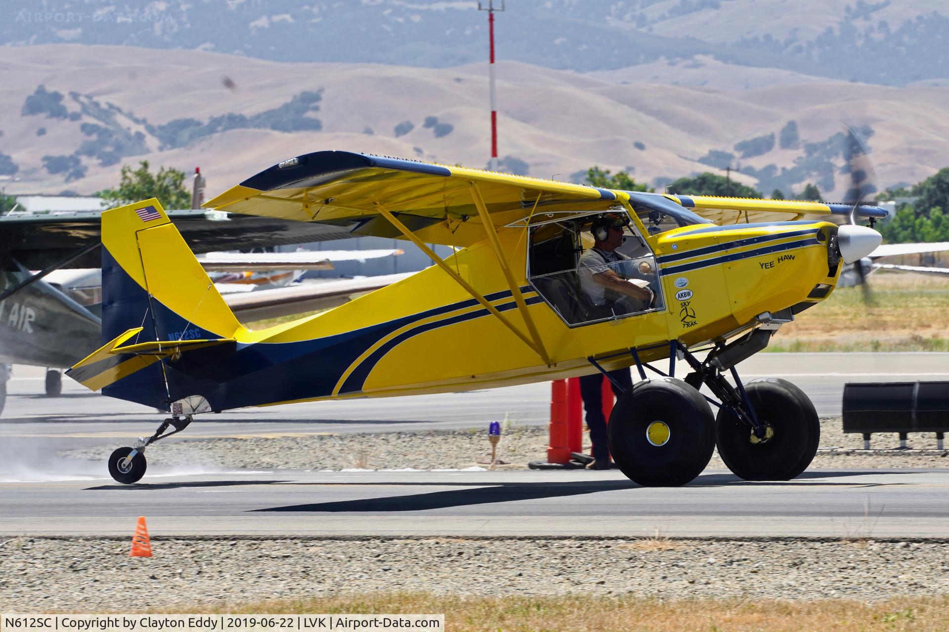 N612SC, 2005 Just Aircraft Escapade C/N JAESC0054, Livermore Airport California. AOPA Fly-in. 2019.
